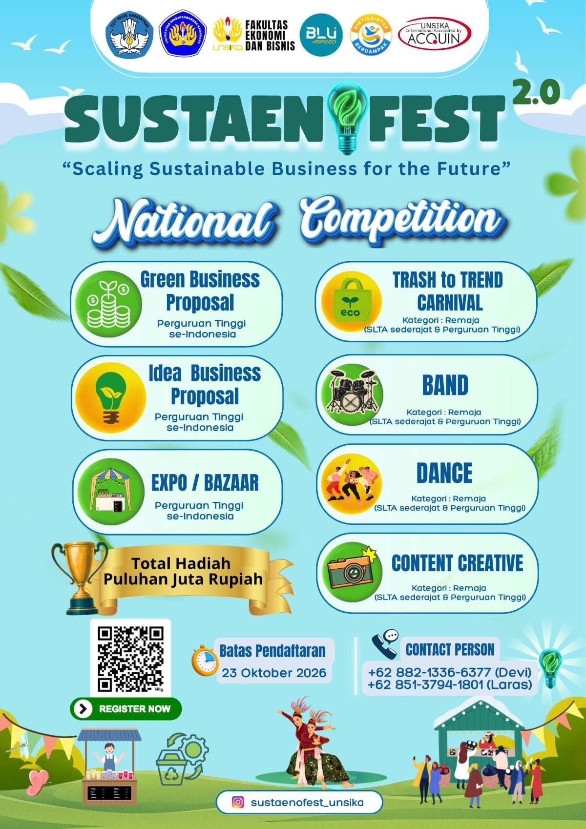 🌱✨ SUSTAENOFEST 2.0 — NATIONAL COMPETITION IS HERE! ✨🌱